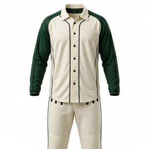Ensemble uniforme de baseball vert pour homme AMKOOR ENTERPRISES – Maillot et pantalon de sport respirants en polyester à imprimé numérique pour adulte - Product Image 1