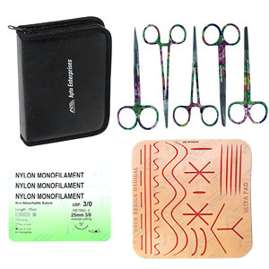 Kit de Instrumentos de Sutura de Acero Inoxidable de Alta Calidad a Precio de Fábrica para Estudiantes de Medicina y Enfermería Veterinaria - Product Image 1