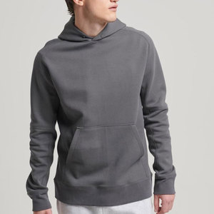 Hot Sale Outdoor Sports Full 100% Cotton Knitted Eco-Friendly Breathable <b>Plain</b> Hoodie Heavyweight Sweatshirt <b>Hoodies</b> - Product Image 3