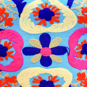 Fundas de Cojín Suzani Bordadas con Diseño Personalizado al por Mayor, Últimos Modelos Florales Cuadrados para Decoración del Hogar, Hotel y Hospital - Product Image 2