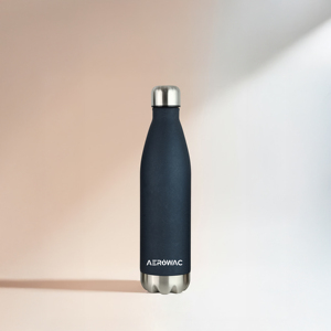 Bouteille d'eau thermique en acier inoxydable à double paroi avec isolation sous vide et sangle de transport durable pour les trajets quotidiens, les voyages et les activités de plein air - Product Image 1