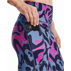 Pantalons de sport pour femmes à taille haute en tricot, imprimés sur mesure, respirants, antibactériens, streetwear, leggings de yoga et de fitness pour femmes - Product Image 4