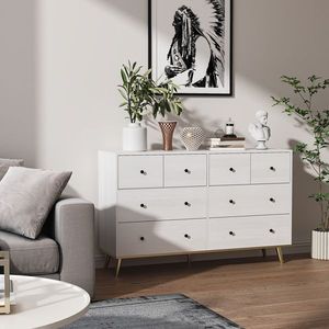 White Dresser Cabinet - Product Image 1