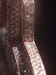 Pendentif Lettre B Personnalisé Sertie de Diamants Moissanite avec Grand Anneau, Collier Initial en Argent Sterling 925 Plaqué Or Blanc - Product Image 3