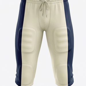 Ensemble d'uniformes de football américain à panneaux hybrides, sublimé, extensible dans les 4 sens, avec maillot de football renforcé pour les tackles et pantalon rembourré - Product Image 3