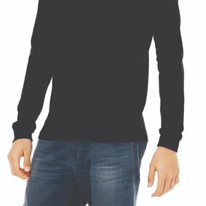 T-shirts décontractés pour hommes à manches longues, imprimés en sérigraphie, 100% coton, col rond, style streetwear personnalisé, à prix avantageux - Product Image 5