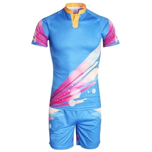 Ensemble Maillot et Short de Rugby Imprimé Numérique Couleur Unie Taille Adulte – Vêtement de Sport Élégant – Prix de Gros - Product Image 1