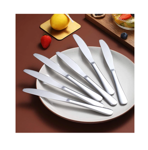 Stainless Steel Butter Knife Dinner Tableware Top Price Stainless Steel <b>Cheese</b> <b>Grater</b> Jam Spreader Butter Knife - Product Image 4