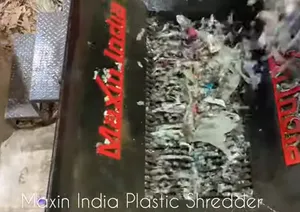 Broyeur industriel robuste en plastique semi-automatique à double arbre, capacité 1500 kg/h, machines de broyage du plastique - Product Image 3