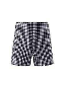 Calzoncillos Boxer Antibacterianos a Rayas para Hombre, Tejido de Tela, Cómodos, Casuales, con Patrón Marrón y Blanco, Talla Adulto - Product Image 3