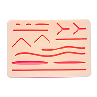 Kit complet de pratique de suture réutilisable avec coussinet en silicone et instruments chirurgicaux en acier inoxydable pour la formation médicale - Fournisseur en gros