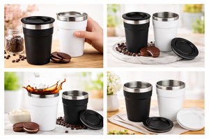 Mug à café isotherme personnalisé Liviya TravelMate en acier inoxydable – Cadeau idéal pour la rentrée scolaire et le Nouvel An chinois - Product Image 3