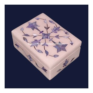 Nueva colección de diseño hecho a mano Super estilo que hace caja de incrustaciones de mármol con Madre de perla colección superior para caja de artículos de regalo de joyería - Product Image 1