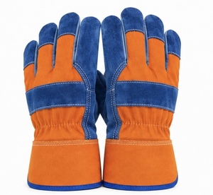 Durable Breathable Flexible Leather Canadian Rigger Gloves with Anti-Slip Heat Resistant Reinforced Cuff for Active Duty Use - Product Image 3