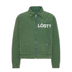 Chaqueta de trabajo de algodón personalizada para hombre, estilo urbano, talla grande, ropa transpirable, chaqueta de trabajo de lona hecha en fábrica para hombre - Product Image 5