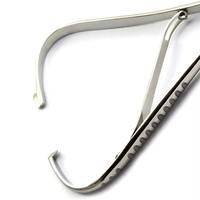 QASIDEN INSTRUMENTS Rétracteur auto-serrant Taille 2 Classe I Certifié CE Réutilisable Acier inoxydable chirurgical Pointes acérées Clinique