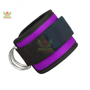Wholesale High Quality Nylon Neoprene Label Machine <b>Ankle</b> Straps Non-slip Heavy Duty Customizable Size For Knee Massage - Product Image 3