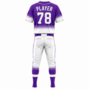 Conjunto de Uniforme de Béisbol Más Vendido, Jersey de Béisbol Personalizado, Ropa Deportiva de Malla Atlética de Secado Rápido, Proveedor de Ropa para Equipos - Product Image 5