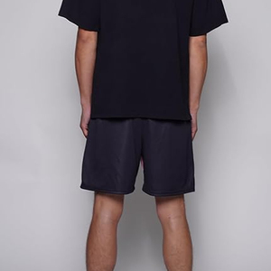 กางเกงขาสั้นสตรีทแวร์ผู้ชาย เอวกลาง มีเชือกผูก ลายเปลวไฟ ผ้าตาข่ายระบายอากาศ น้ำหนักเบา คุณภาพดี สวมใส่สบายๆ ปี 2025 - Product Image 6