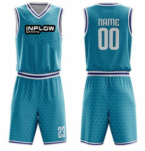 Wholesale Basketball Jersey Sports Suit Custom Top Quality Printed Logo Name Basketball Uniforms - Product Image 4
