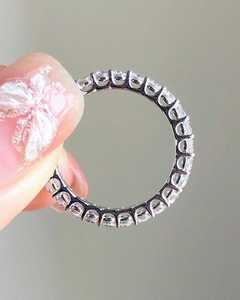 ทองคำขาว 18K 0.80 กะรัต แหวนเพชรเลี้ยงในห้องปฏิบัติการ ชุบโรเดียมสไตล์วินเทจ รับรองโดย IGI เหมาะสำหรับเป็นของขวัญในวันครบรอบ - Product Image 2