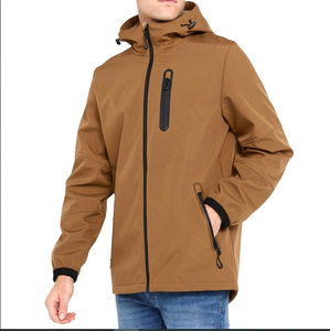 OEM Service <b>Cheap</b> Price Breathable Men's Hooded Stand Collar Front Logo Softshell <b>Winter</b> <b>Jacket</b> Wholesale Rate <b>Jacket</b> - Product Image 4