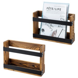 Industrial Mango Wood Tiered Shelf Rack - <b>Black</b> Iron <b>Frame</b> Wholesale - Product Image 4