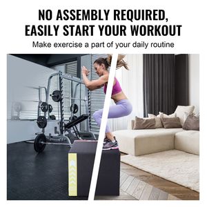 Piattaforma Pliometrica in Schiuma a 3 Livelli 30/24/20 Pollici Antiscivolo per Allenamento di Agilità Attrezzatura per Esercizi in Palestra - Product Image 6