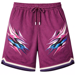 Pantalones Cortos Deportivos de Malla para Hombre, Modernos, Casuales, para Entrenamiento, Running, Fitness, Ligeros, de Secado Rápido, con Cintura Elástica - Product Image 3