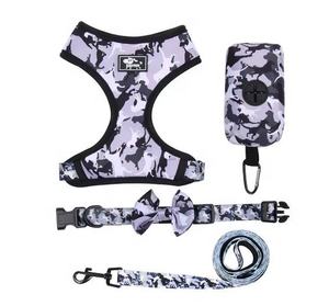 Arnés Moderno 4 en 1 <span class=keywords><strong>para</strong></span> Mascotas con Diseño de Camuflaje, Acolchado y Reflectante |   Correa |   Collar |   Chaleco Táctico Pequeño <span class=keywords><strong>para</strong></span> Mascotas - Product Image 5