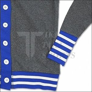 Cárdigan de Lana para Mujer, Estilo Moderno, Otoño Invierno, Tejido Holgado, Diseño Personalizado, Tejido Grueso, Bordado, Patchwork - Product Image 6