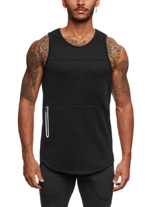 Camisetas sin mangas para hombre, 100% algodón y poliéster, muy vendidas, camisetas elásticas, chalecos para hombre - Product Image 5