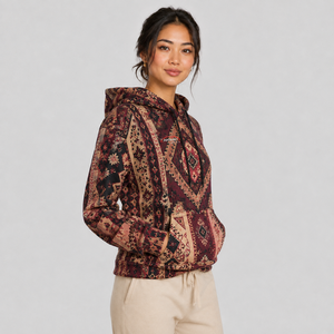 Luxury Women's Sublimated <b>Hoodie</b> Durable Fabric Breathable Comfortable Fit Casual Wear Custom <b>Sublimation</b> <b>Hoodie</b> For Women - Product Image 2