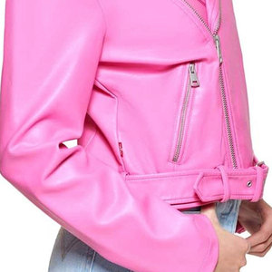 Chaqueta de Cuero de Alta Calidad para Mujer, Moderna, Ajustada, Informal, para Uso Diario, Cómoda y a la Moda - Product Image 3