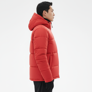 Chaqueta de Plumón Personalizada para Hombre, de Alta Calidad, de Invierno, de Lona, con Bordado Frontal Personalizado, al por Mayor - Product Image 6
