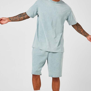 Shorts de survêtement en molleton épais 100 % coton pour homme, tailles XS et plus, impression DTG personnalisée, vente en gros, motif acide, maille - Product Image 1