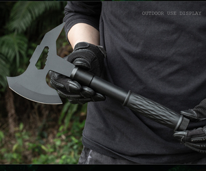 ขวานใบมีดเหล็กคาร์บอน ด้ามไม้ สำหรับใช้เอาตัวรอด - Product Image 3