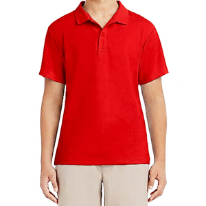 Polo à manches courtes bleu marine pour homme, 100% coton, tricoté, respirant, design uni, décontracté, boutons sur le devant, coupe classique - Product Image 2