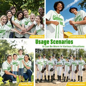 Wholesale Youth Custom Men's Baseball Jersey 100% Polyester Sportswear Sublimation Printing Low Price Uniforms New Style Sets - Product Image 2