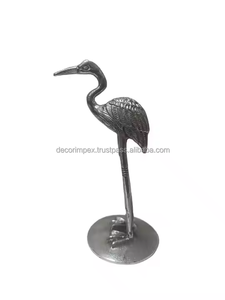 Escultura de Metal, estatua de ciervo de aluminio única, figurita para decoración del hogar, sala de estar, adorno de Animal por Decor IMPEX - Product Image 4