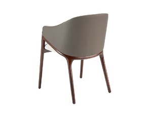 Elegant <b>Upholstered</b> Dining <b>Chair</b> with Solid Wood Frame and Ergonomic Curved Back – Premium Restaurant & Hotel Furniture Supplier - Product Image 3