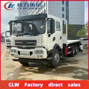 יצרן dongfeng 6*4 10 גלגלים בינלאומי מיטת משאית שטוח בינלאומית לשאת מחפר - Product Image 2