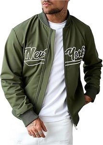 Comfortable <b>Winter</b> Warm Men Letterman Jacket Stand Collar Front Logo Windproof High Quality Eco-Friendly Quick Dry Breathable - Product Image 6