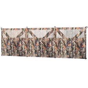 Tenda da Caccia e Campeggio Impermeabile e Resistente a 3 Pannelli in Tela Mimetica 447 cm x 148 cm con Finestra Trasparente - Product Image 1