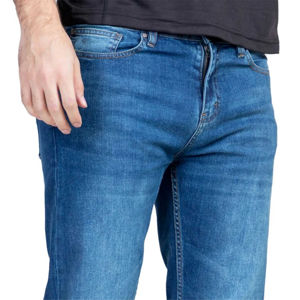 Jeans pour hommes, coupe ajustée, denim extensible, coton confortable, usage quotidien, style élégant, prix de gros, prix bas, OEM - Product Image 6
