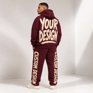 Conjunto Deportivo Unisex Ecológico con Capucha en Verde Lavado, Pantalones Jogger de Manga Larga con Bolsillos Laterales, Ropa Casual de Invierno - Product Image 2