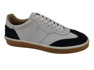 Chaussures de marche décontractées pour hommes, lacets, bout rond, dessus en cuir véritable, semelle extérieure en caoutchouc, semelle intermédiaire en EVA, respirantes, toutes saisons - Product Image 1
