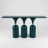 Table basse console en bois contreplaqué écologique, moderne, pliable, artisanale, pour salon, directement de l'usine, qualité supérieure