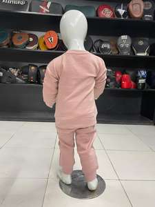 Conjunto Deportivo de Algodón Orgánico para Bebés, Color Sólido, Suave, Estilo Casual, para Niños y Niñas - Product Image 2