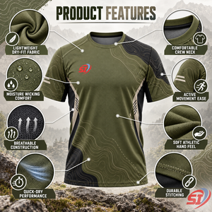 Camiseta de secado rápido para hombre, ropa deportiva personalizada que absorbe la humedad, camiseta de entrenamiento - Product Image 6